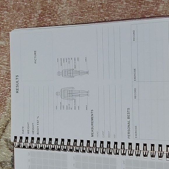 Fitness Planner/Journal - Picture 4 of 5